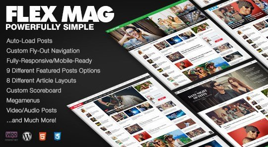 FLEX MAG – RESPONSIVE WORDPRESS NEWS THEME